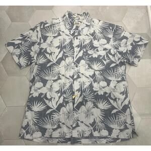 Mens XXL Orton Brothers Blue/grwy Patterned Shirt EUC